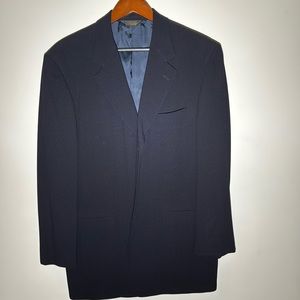 Donna Karan New York Couture Men’s Suit Jacket 42 Large Dark Blue